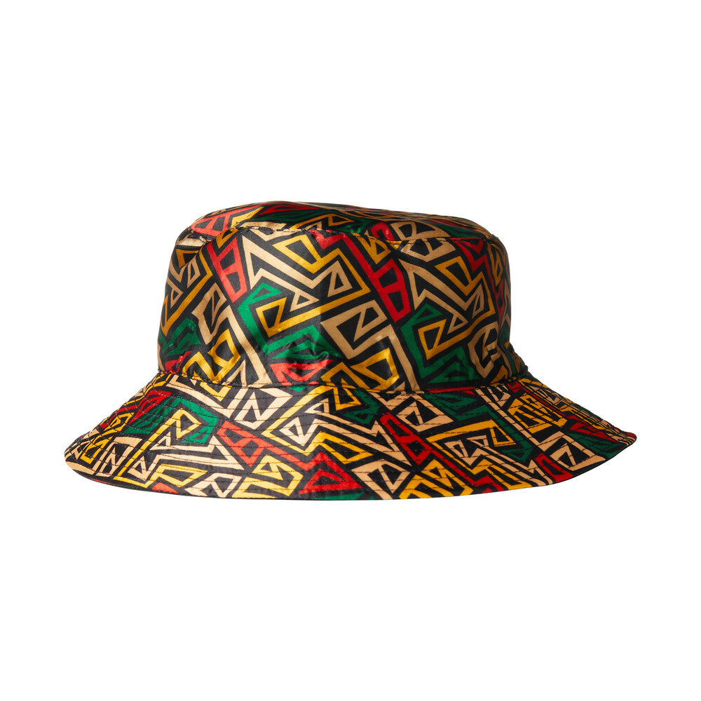 Reversible satin bucket hat