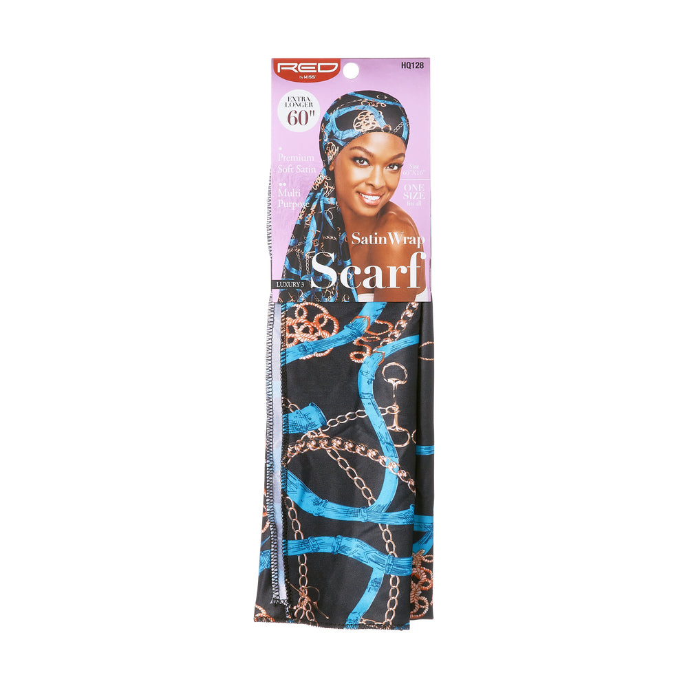 SATIN WRAP SCARF LUXURY