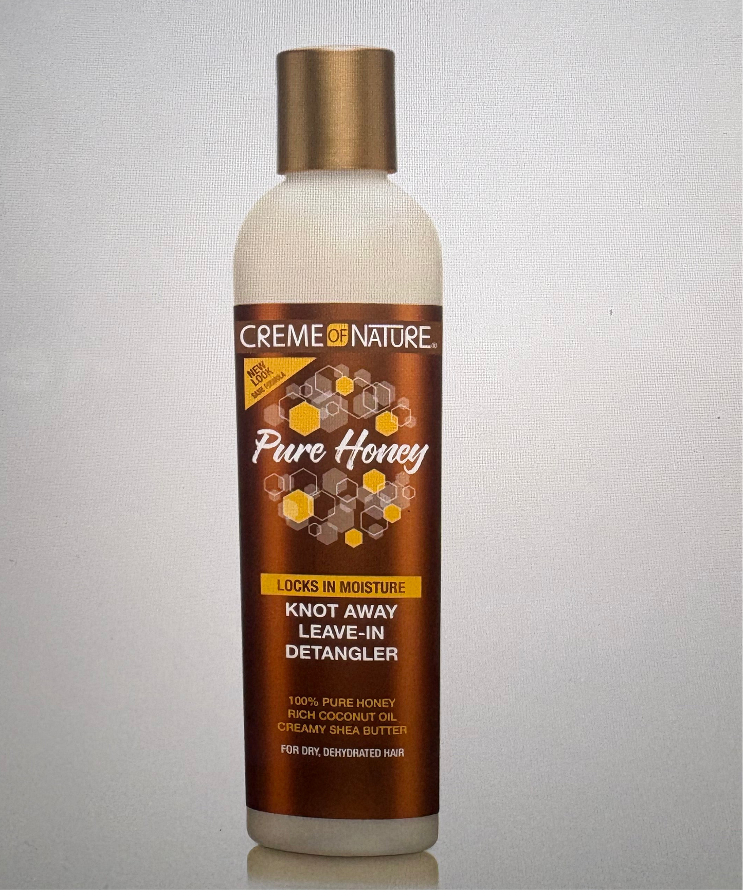 Crème of nature pure honey leave in conditioner and lotion knot away leave-in detangler
