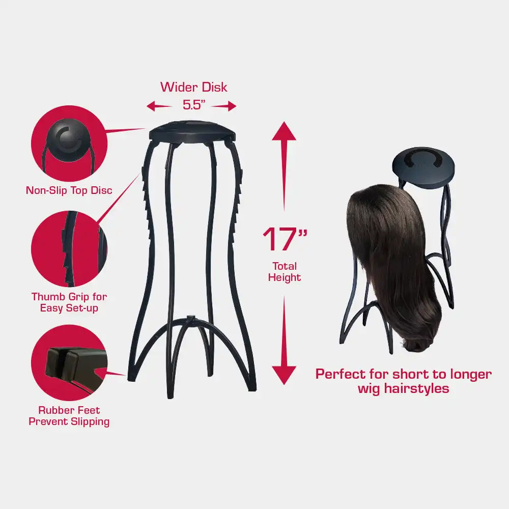 ONE TOUCH FOLDABLE WIG STAND
