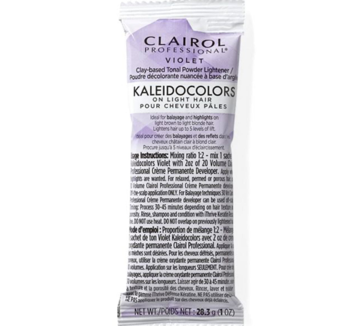 clairol kaleidocolors powder lightener violet