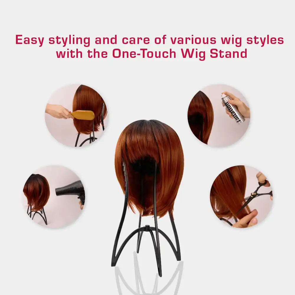 ONE TOUCH FOLDABLE WIG STAND