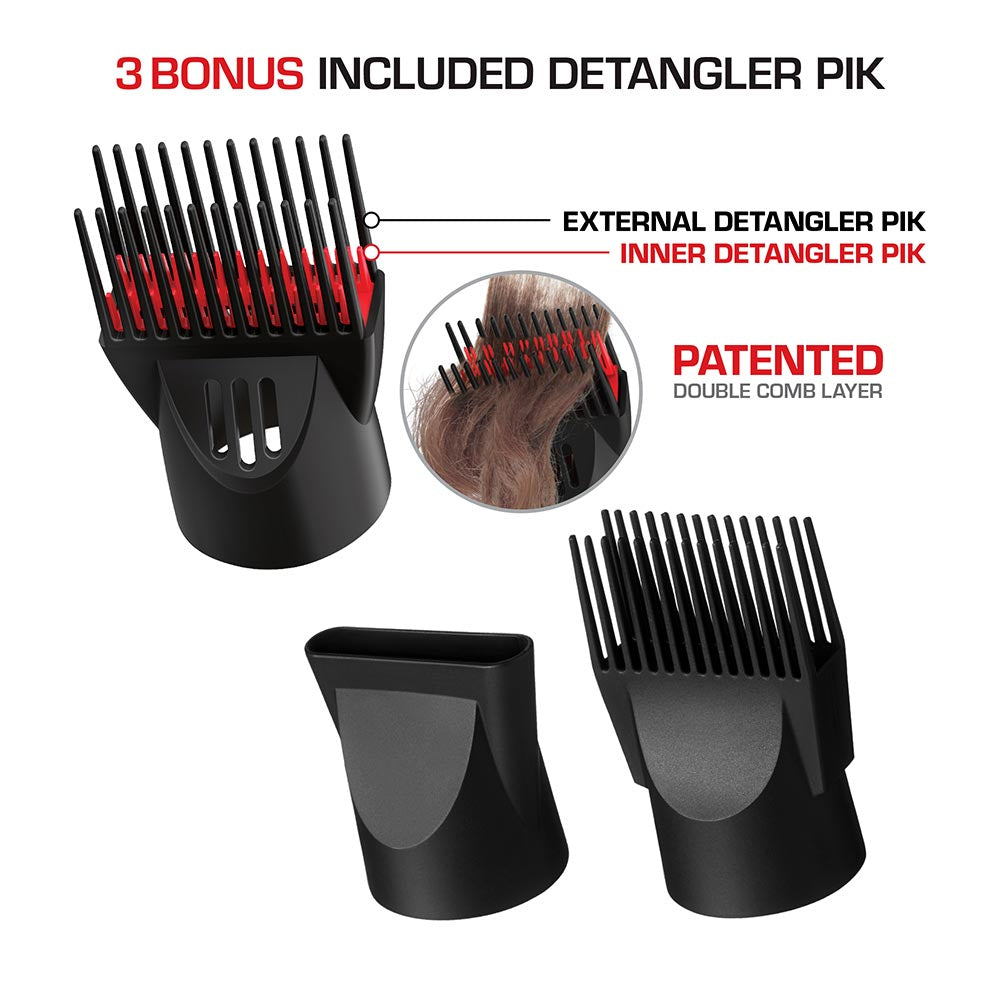 2000 CERAMIC DETANGLER DRYER PINK