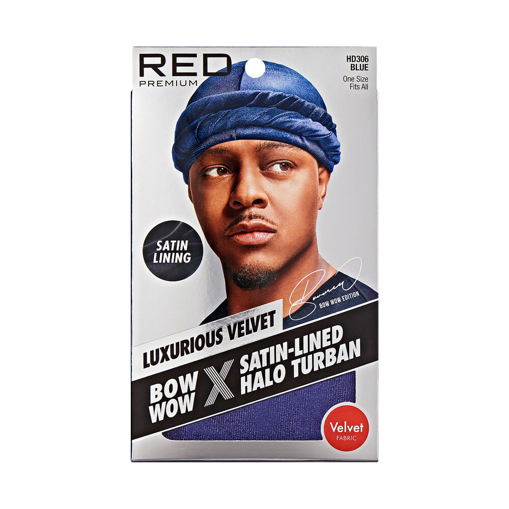 Satin lined infinity turban