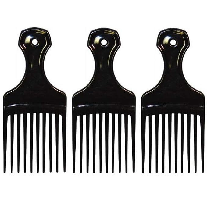 Plastic Mini Comb and Lift Hair Pick