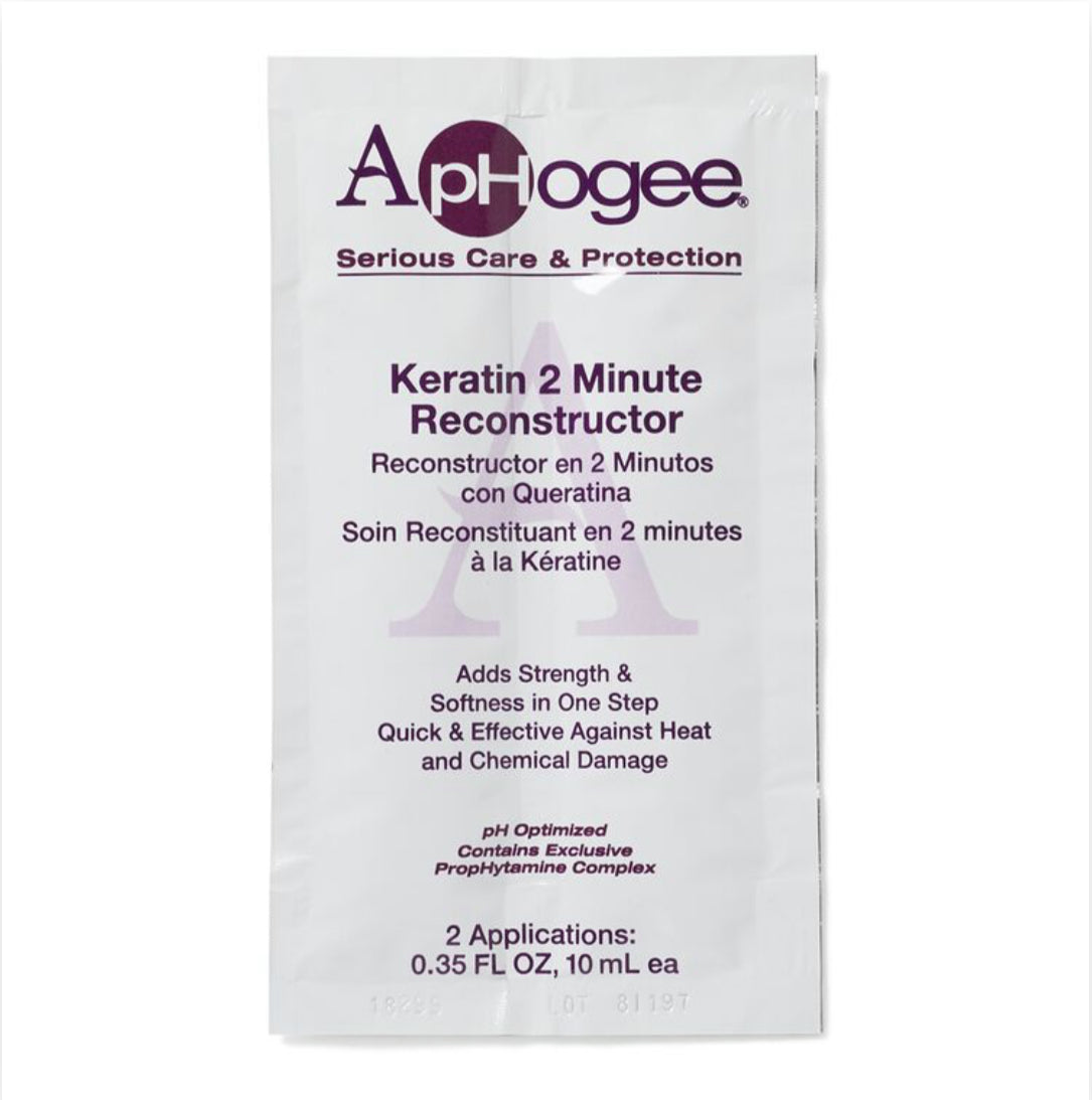 Aphogee Two Minute Intensive Keratin Reconstructor Packette (0.75 oz)