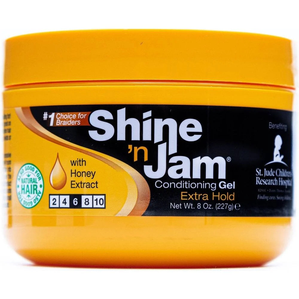 Ampro Shine 'N Jam Conditioning Gel - Extra Hold 8oz