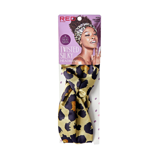 silky headband Leopard