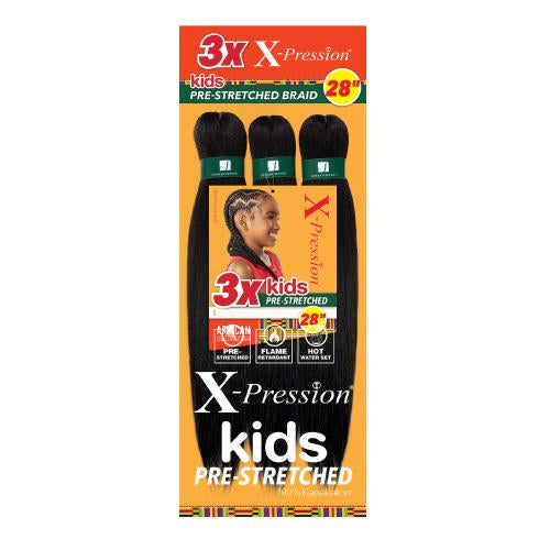 3X X-pression Pre-Stretched Braid 28" (KIDS)