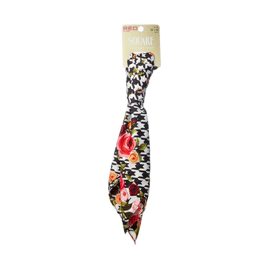 WOVEN SILKY TWILL SQUARE SCARF