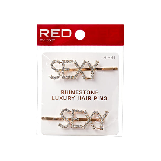 RHINESTONE LETTER BOB PINS