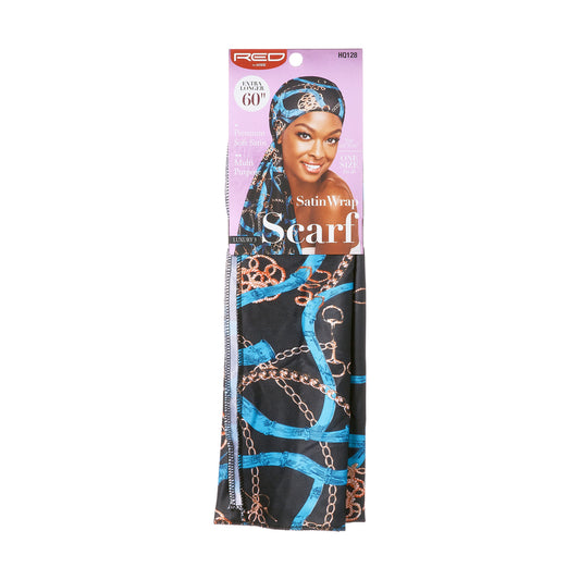 SATIN WRAP SCARF LUXURY