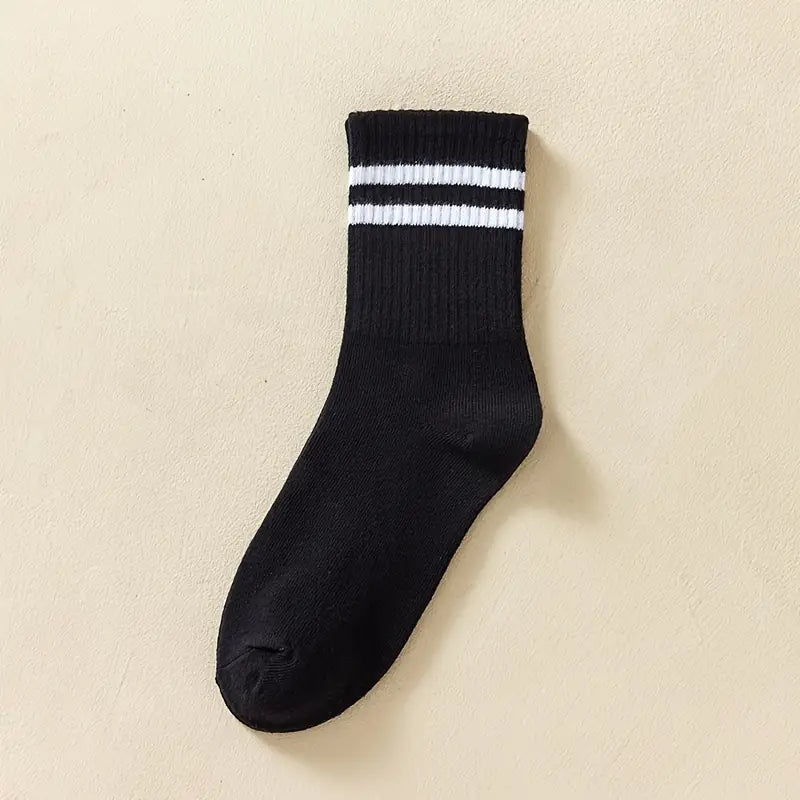 Striped crew socks