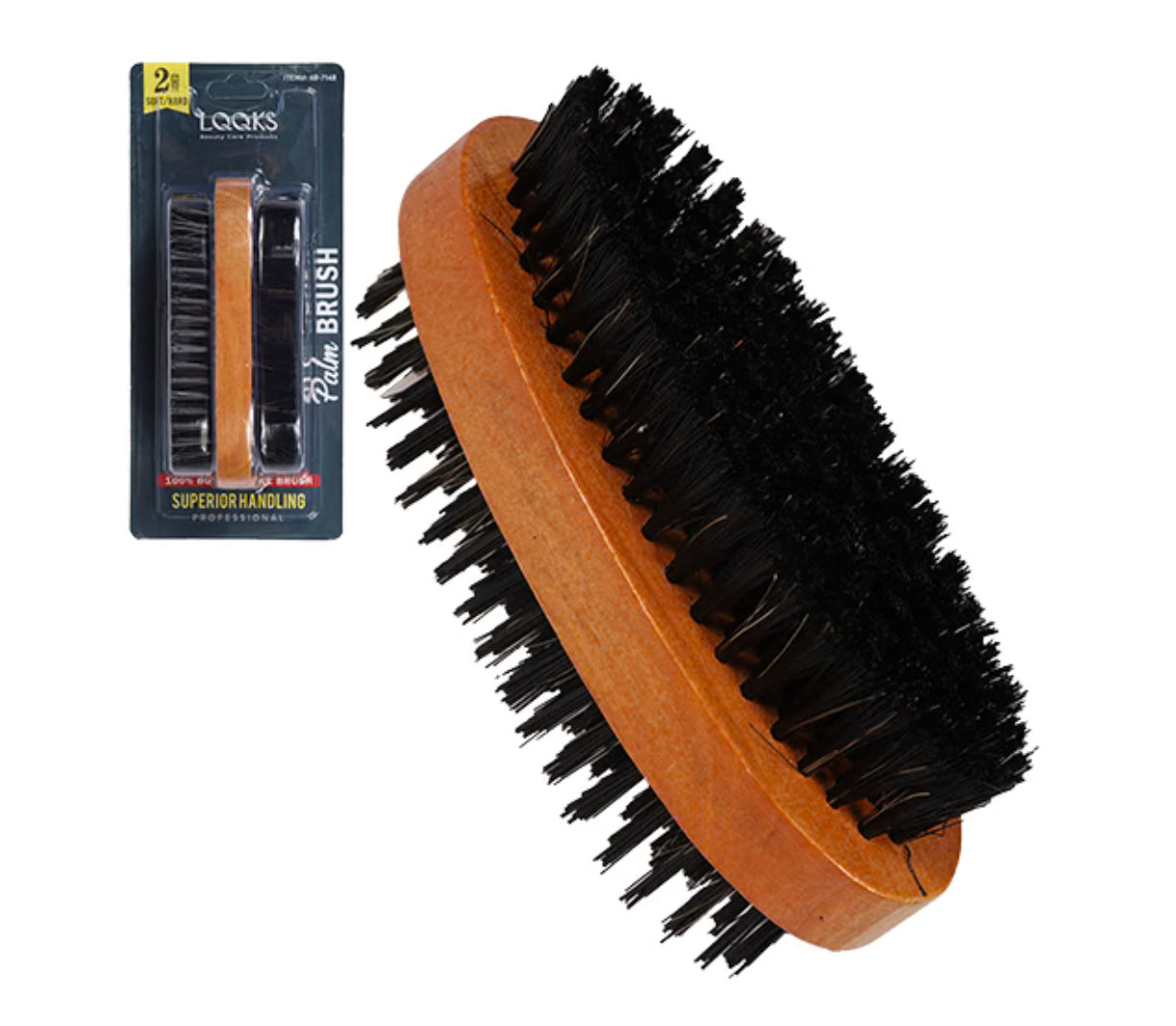 Palm brush 2 sided soft/hard