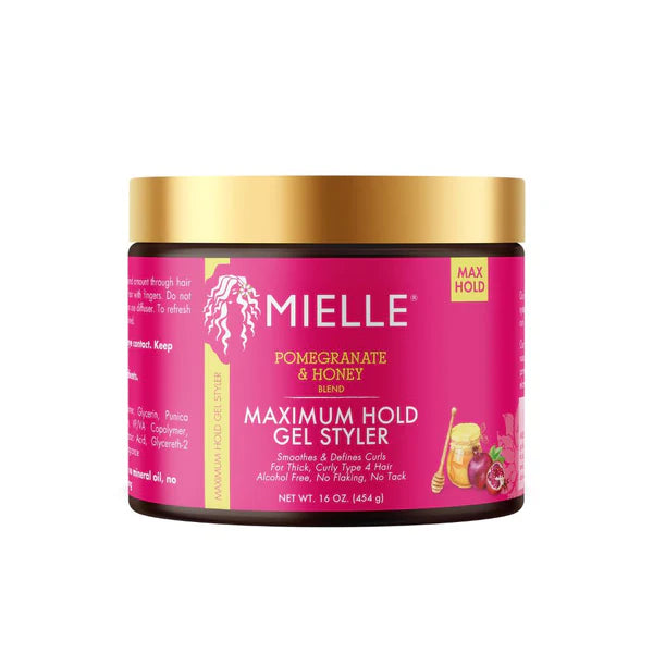 MIELLE pomegranate & maximum hold gel styler 16oz