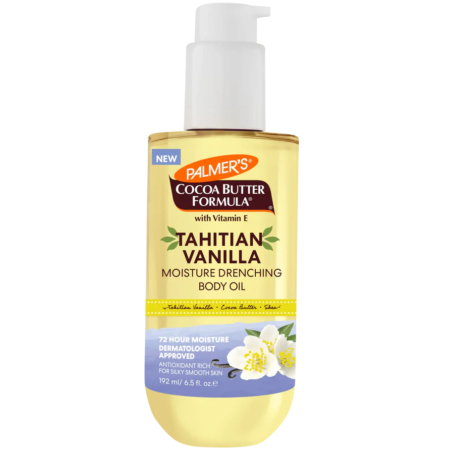 PALMER'S COCOA BUTTER FORMULA TAHITIAN VANILLA MOISTURE DRENCHING BODY OIL