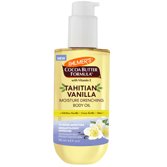 PALMER'S COCOA BUTTER FORMULA TAHITIAN VANILLA MOISTURE DRENCHING BODY OIL