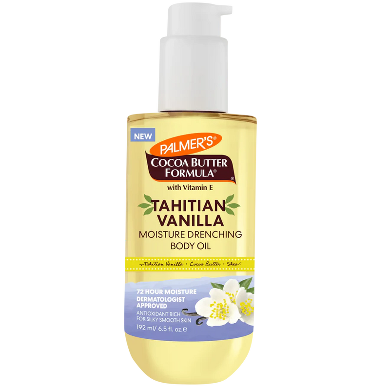 PALMER'S COCOA BUTTER FORMULA TAHITIAN VANILLA MOISTURE DRENCHING BODY OIL