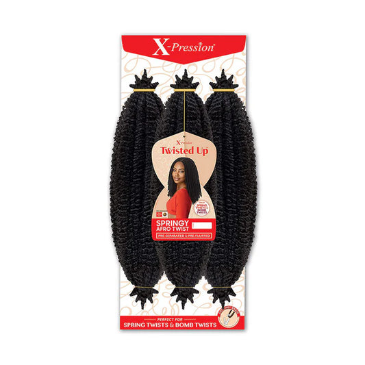 Outre Crochet Braids X-Pression Twisted Up 3X Springy Afro Twist 16"
