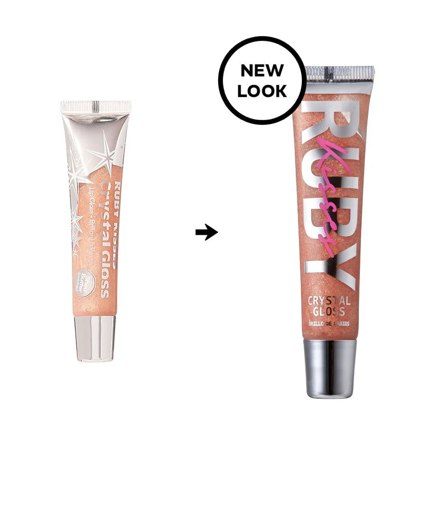 Crystal tube lip gloss