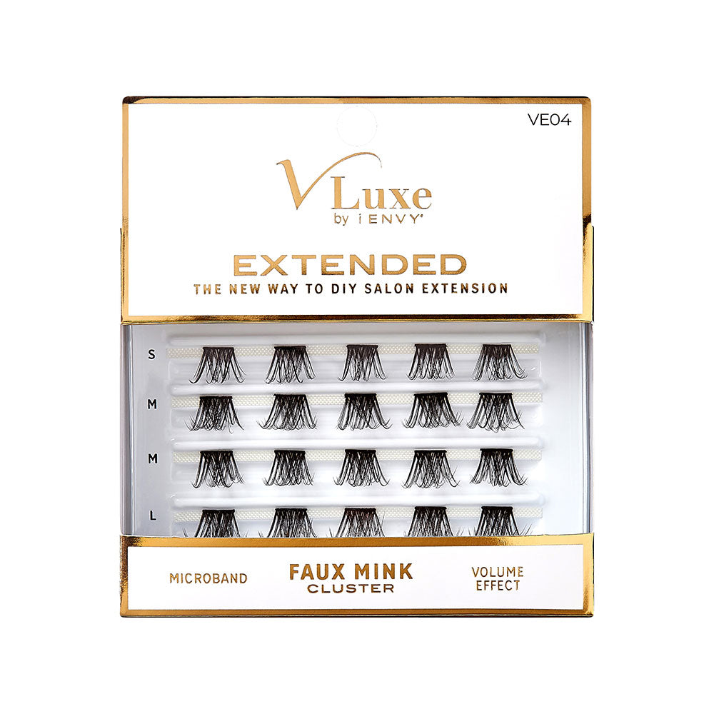 Extended Faux Mink Cluster Lashes