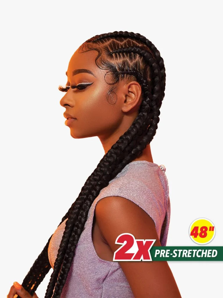 2X X-Pression Pre-Stretched Braid 48″