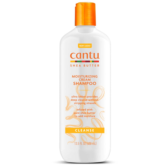 CANTU SHEA BUTTER MOISTURIZING CREAM SHAMPOO 13.5OZ