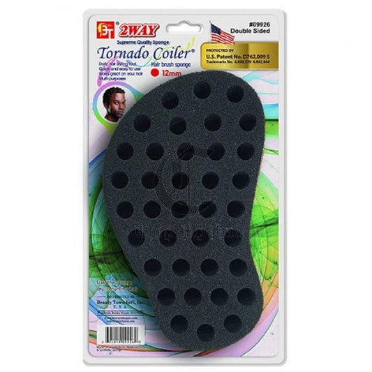 Tornado Coiler Sponge Hair Brush Double