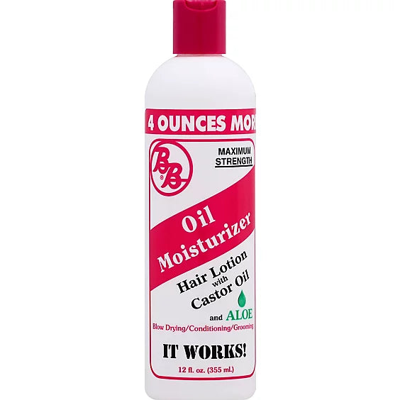 Bronner brother’s Oil Moisturizer Hair Lotion with Castor Oil & Aloe
