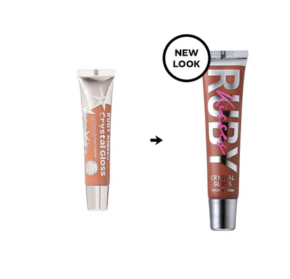 Crystal tube lip gloss