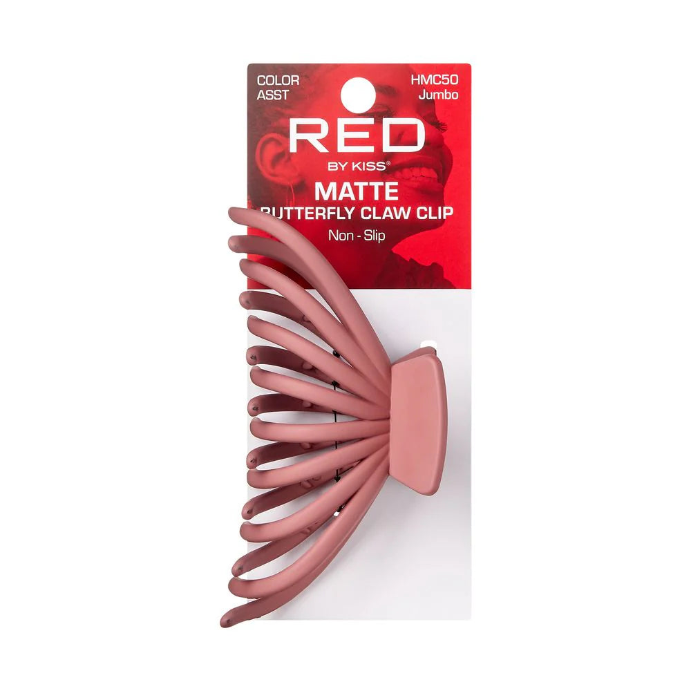 BUTTERFLY CLAW HAIR CLIP- RED BY KISS