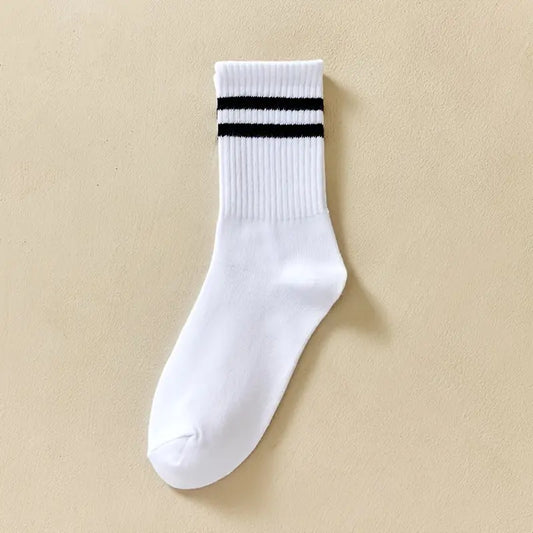 Striped crew socks