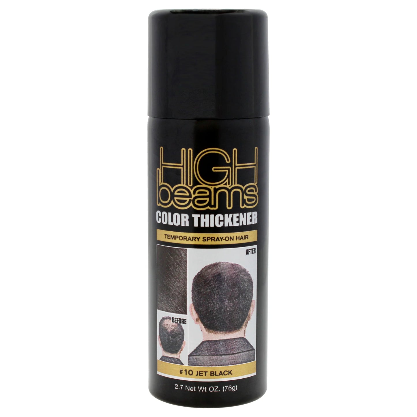 High Beams Color Thickener Temporary Spray - Jet Black