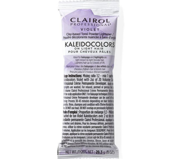 clairol kaleidocolors powder lightener violet