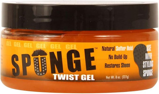 SPUNGE Barber Beauty Salon Maximum Hold Hair Twist Gel 8oz