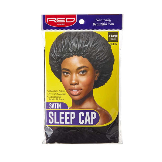 Red by kiss Satin sleep cap (Large)