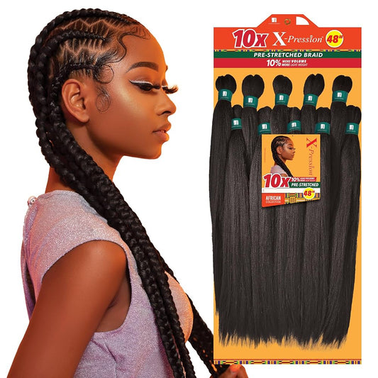 10X X-Pression Pre-Stretched Braid 48"