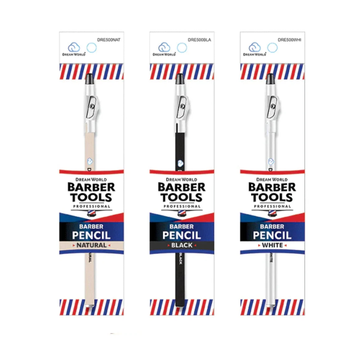 Barber Pencil Hairline Edge Liner With Built-In Sharpener