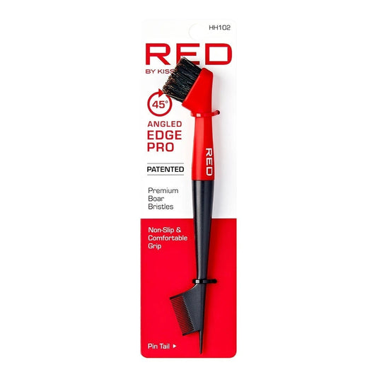 45° ANGLED EDGE PRO BRUSH WITH PIN TAIL BY RED BY KISS