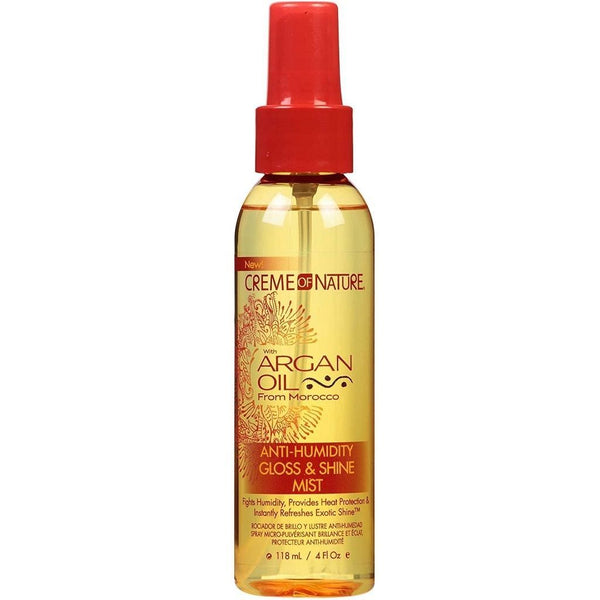 Crème of Nature Argan Oil Anti-Humidity Gloss & Shine Mist Hair Glosses - 4oz