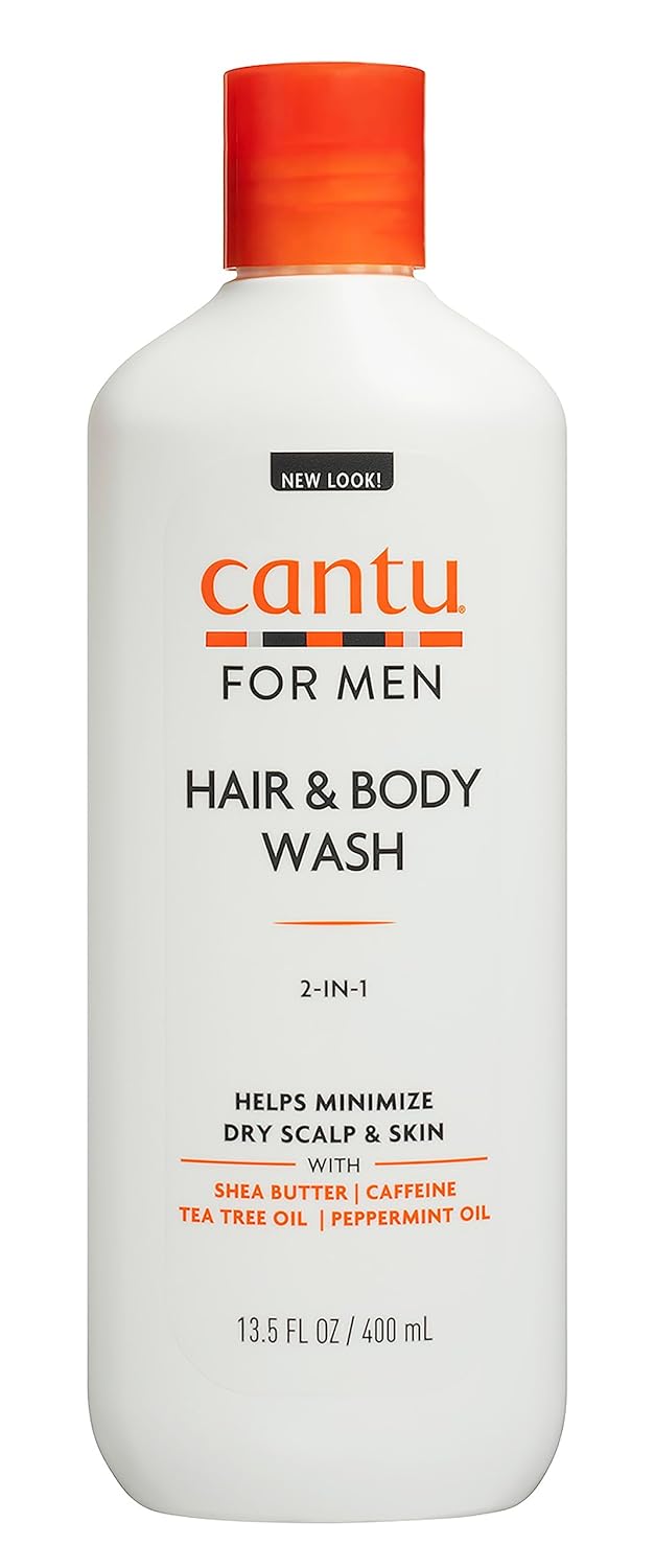 Cantu Mens 3-In-1 Shampoo Conditioner Bodywash 13.5 Ounce