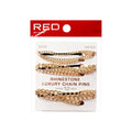 RHINESTONE LETTER BOB PINS