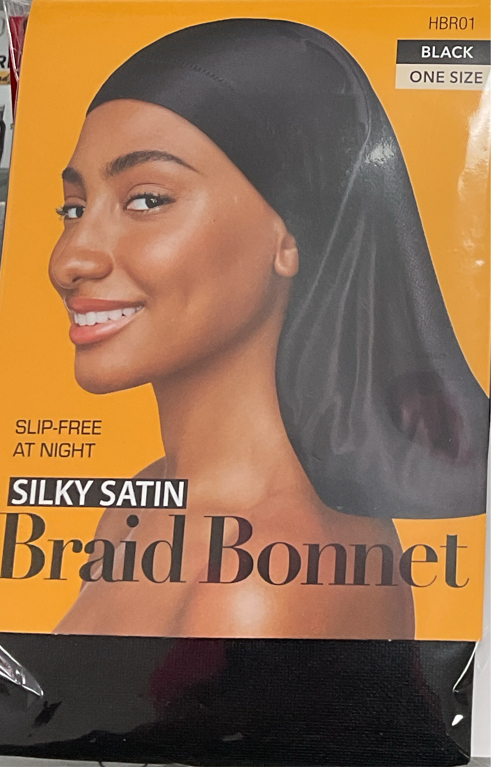 Braid bonnet black