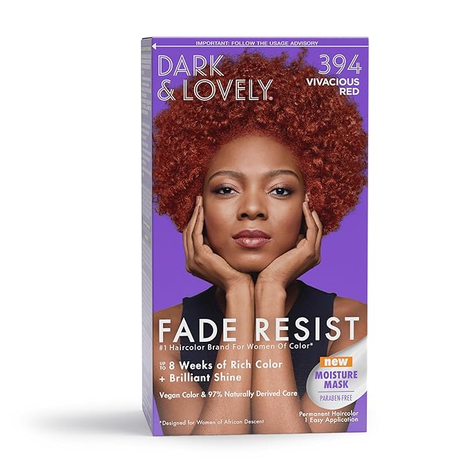 Dark and Lovely Fade Resist Rich Conditioning Hair Color, Permanent Hair Color