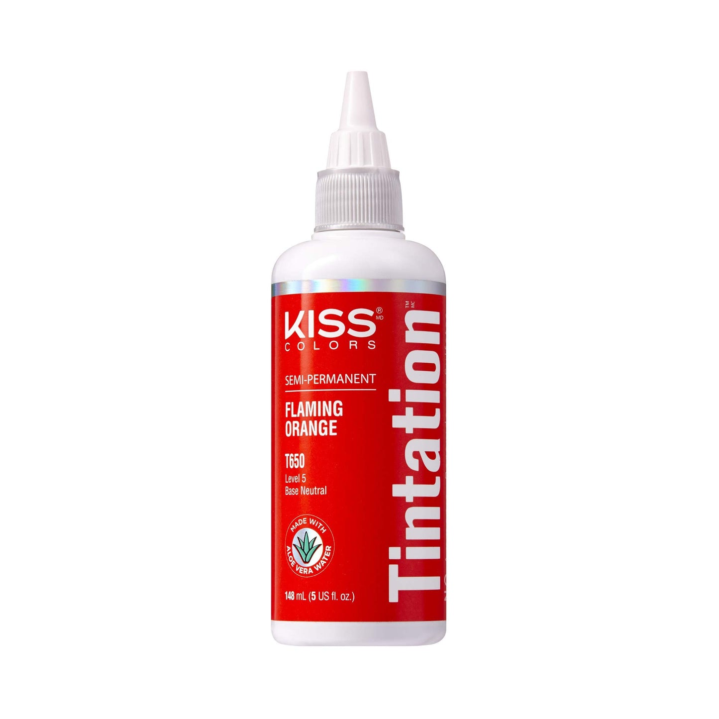 Red by kiss Tintation semi-permanent hair color (Flaming Orange)