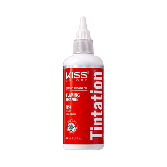 Red by kiss Tintation semi-permanent hair color (Flaming Orange)