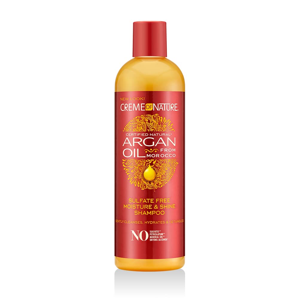 CREME of Nature ARGAN OIL Moisture & Shine Shampoo 12oz