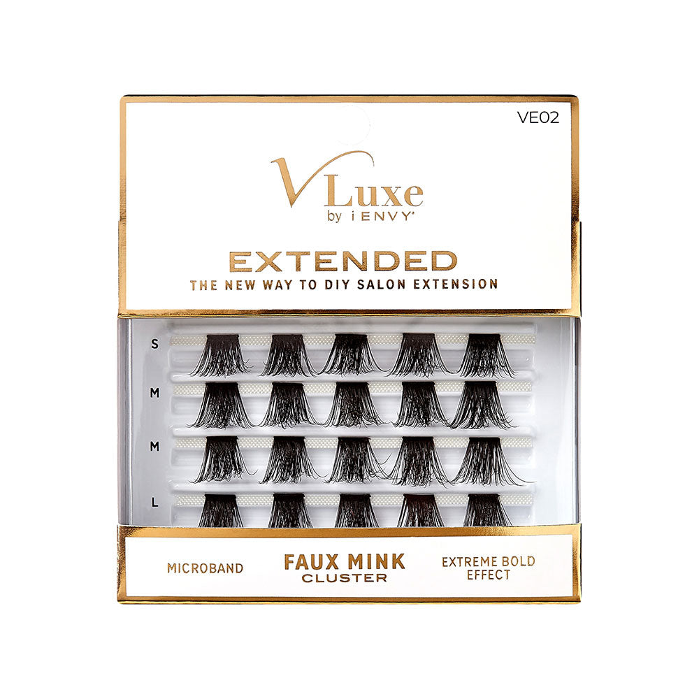 Extended Faux Mink Cluster Lashes