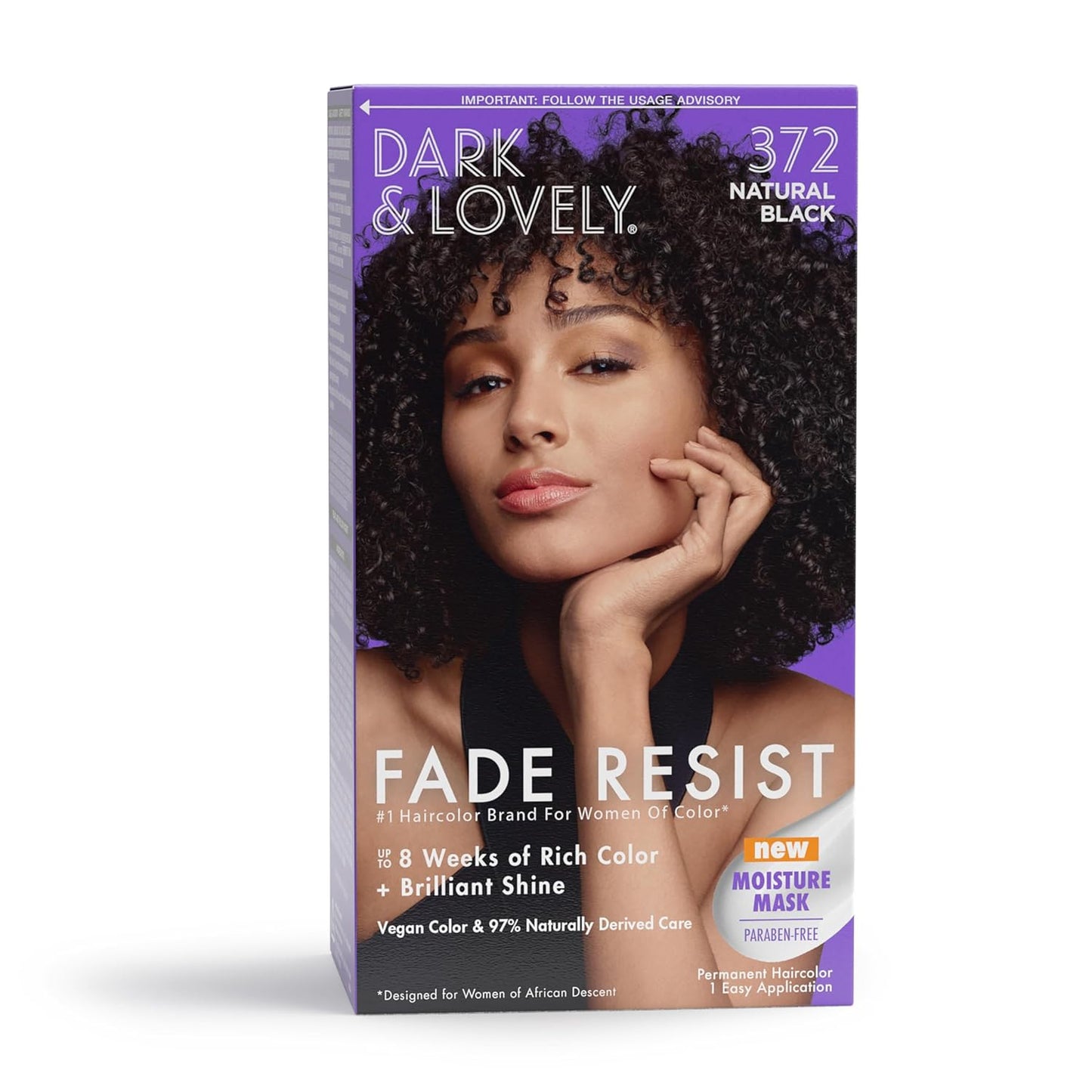 Dark and Lovely Fade Resist Rich Conditioning Hair Color, Permanent Hair Color