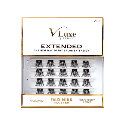 Extended Faux Mink Cluster Lashes